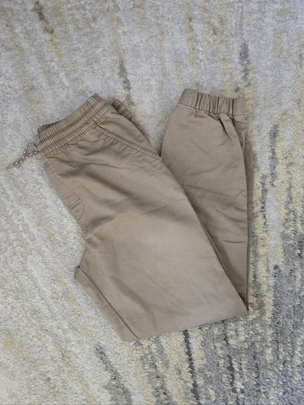 Carter's Tan Elastic Waist Joggers